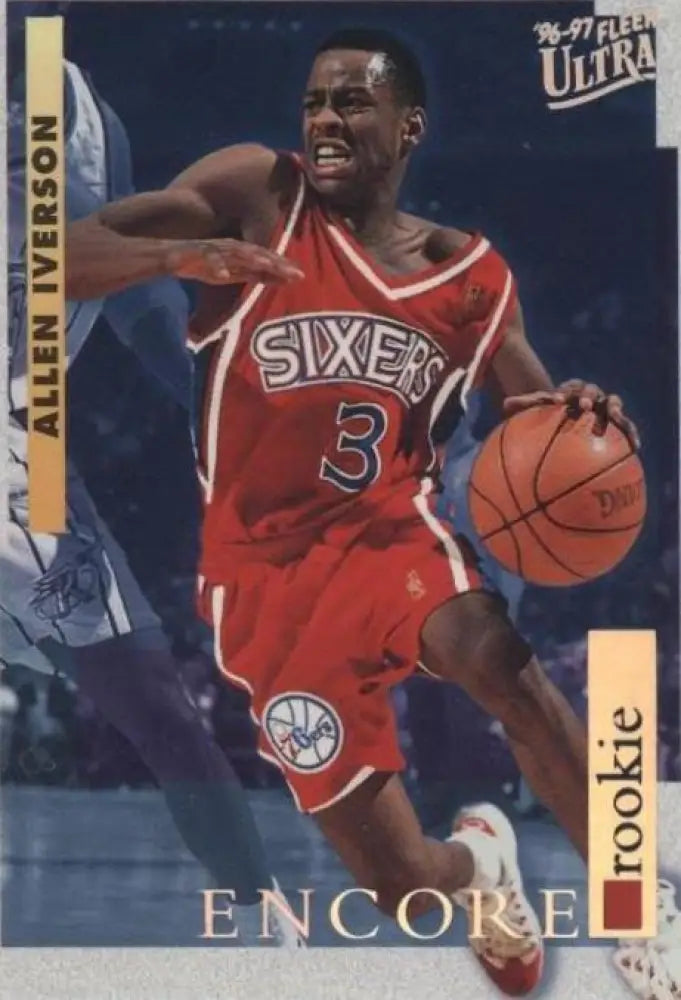 1996-97 Fleer Ultra - Encore Rookies Allen Iverson #270 (RC)