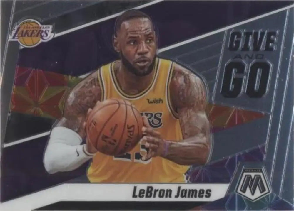 2019-20 Panini Mosaic LeBron James Give & Go #8 CGC 10 Gem Mint Lakers π₯