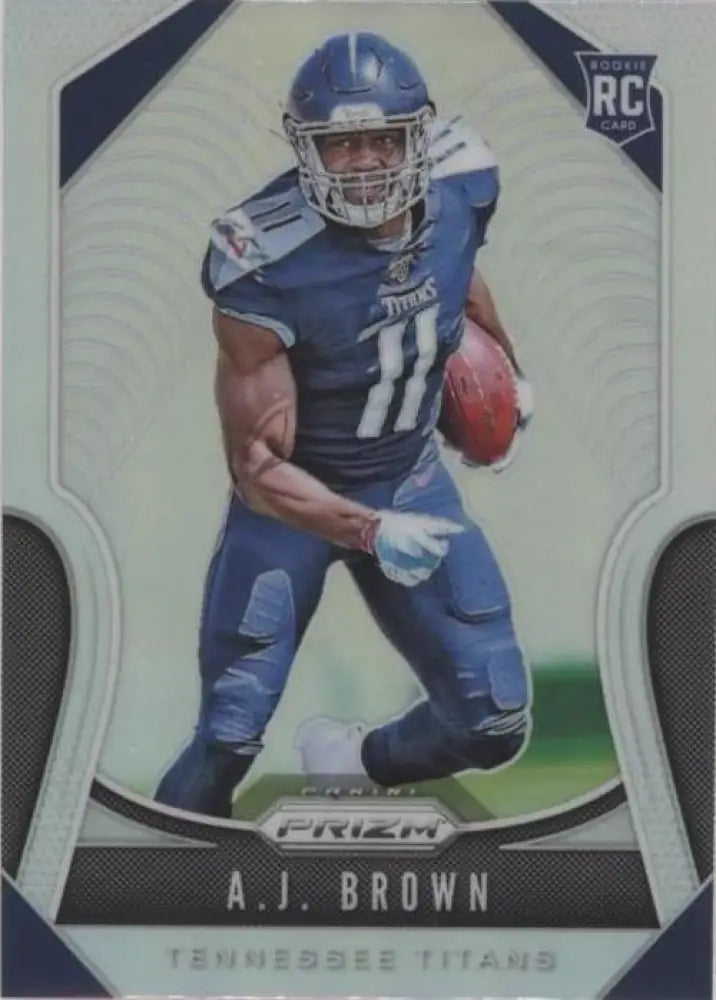2019 Panini Prizm - Rookies A.J. Brown #344 Silver Prizm (RC)
