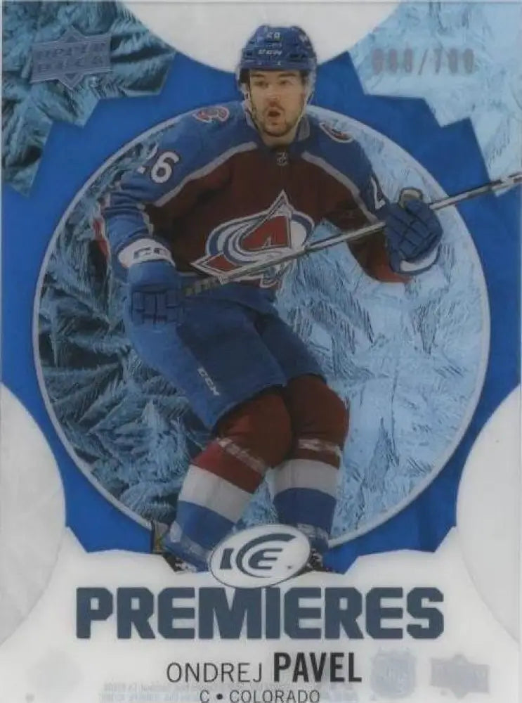 2023-24 Upper Deck Ice - Ice Premieres Ondrej Pavel #178 Blue /799 (RC)