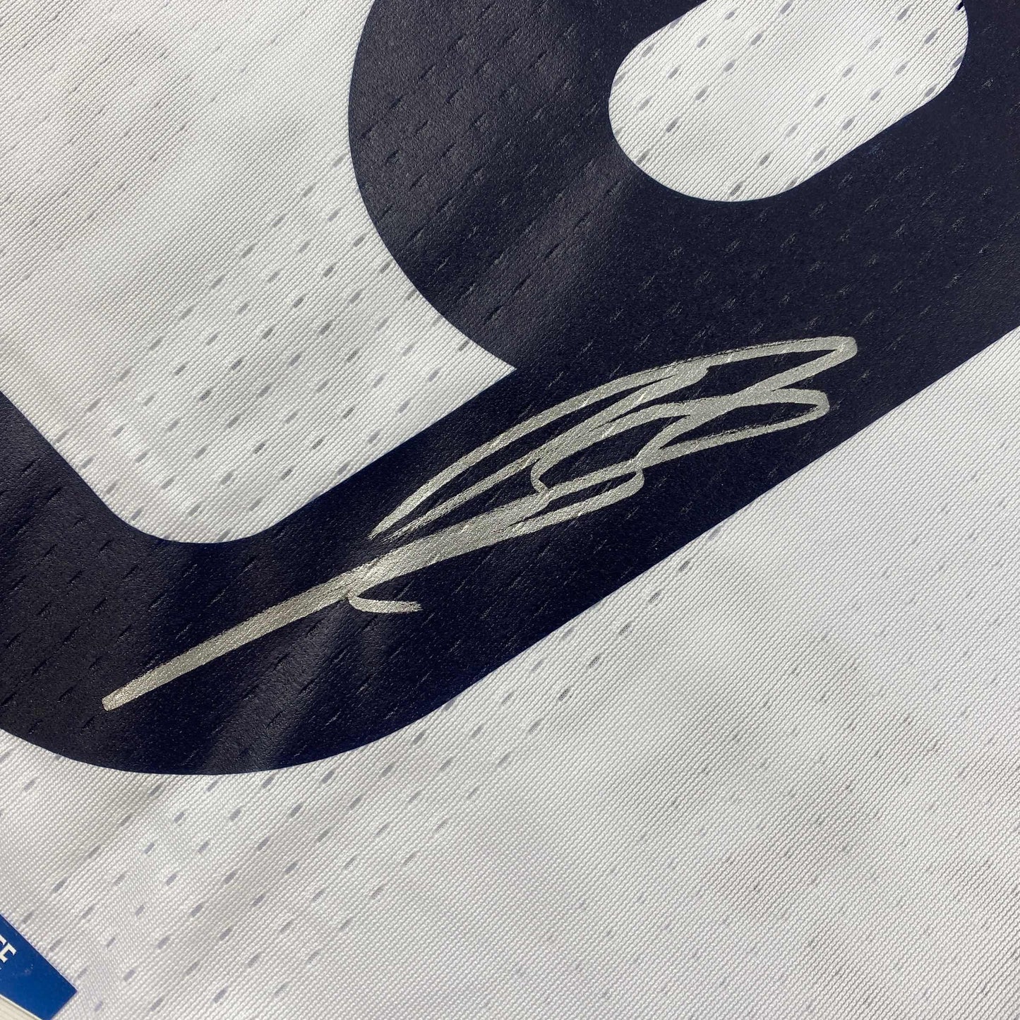 Autographed/Signed Karim Benzema Real Madrid 2016-17 White Soccer Jersey Beckett BAS COA