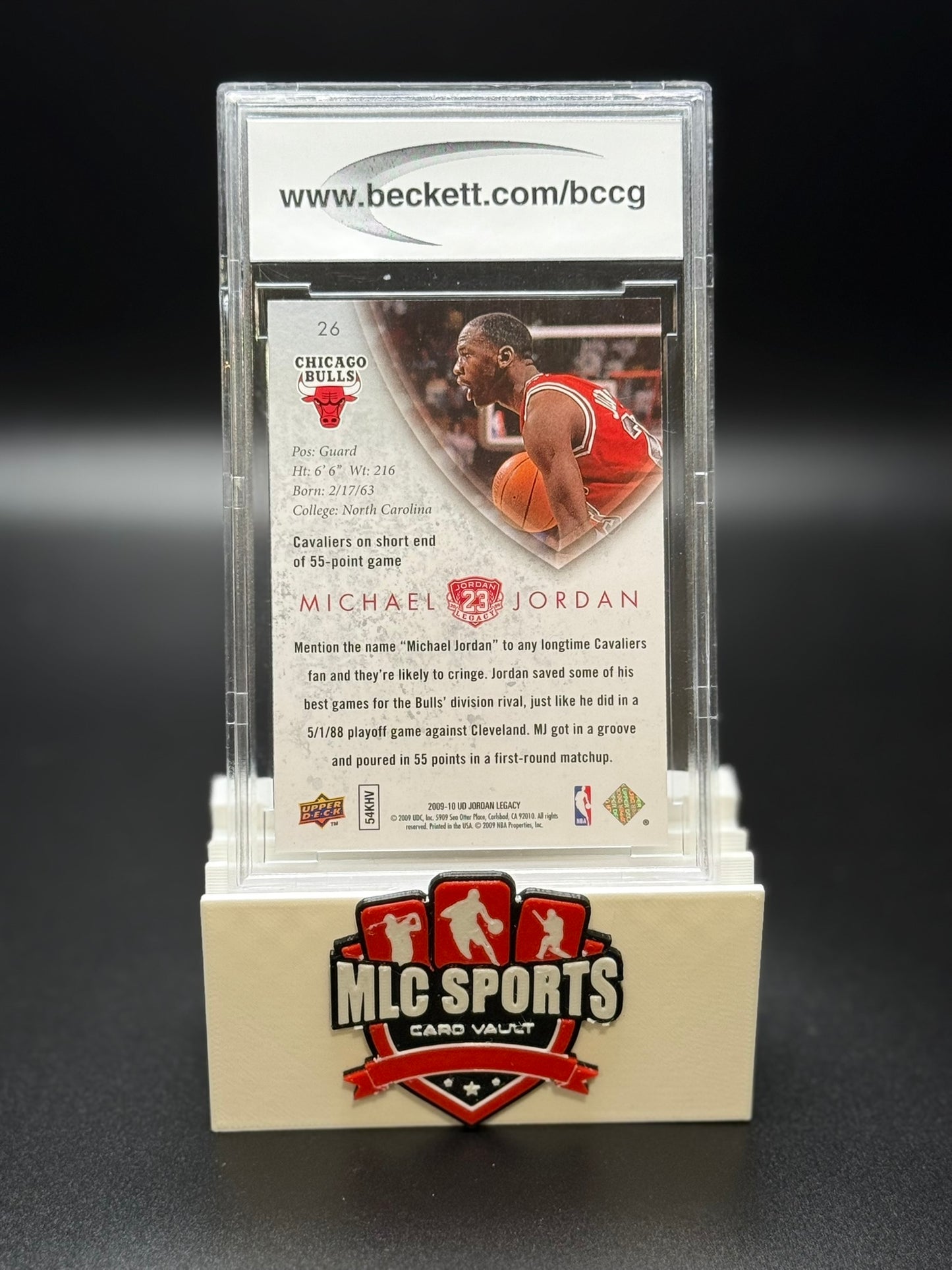 2009-10 Upper Deck MJ Legacy Gold #26 Michael Jordan BCCG 10