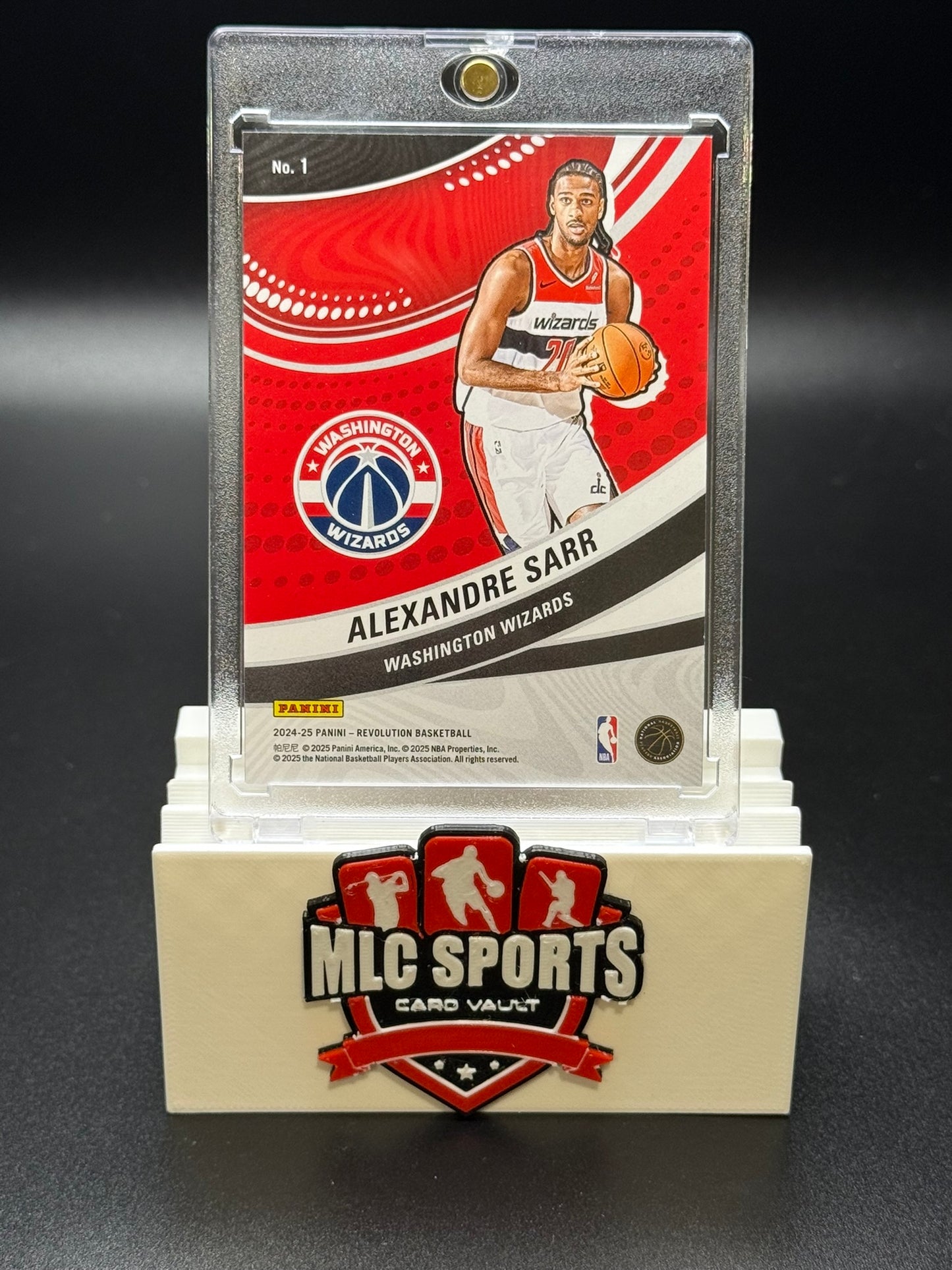 2024-25 Panini Revolution Vortex Alexandre Sarr Rookie RC Wizards