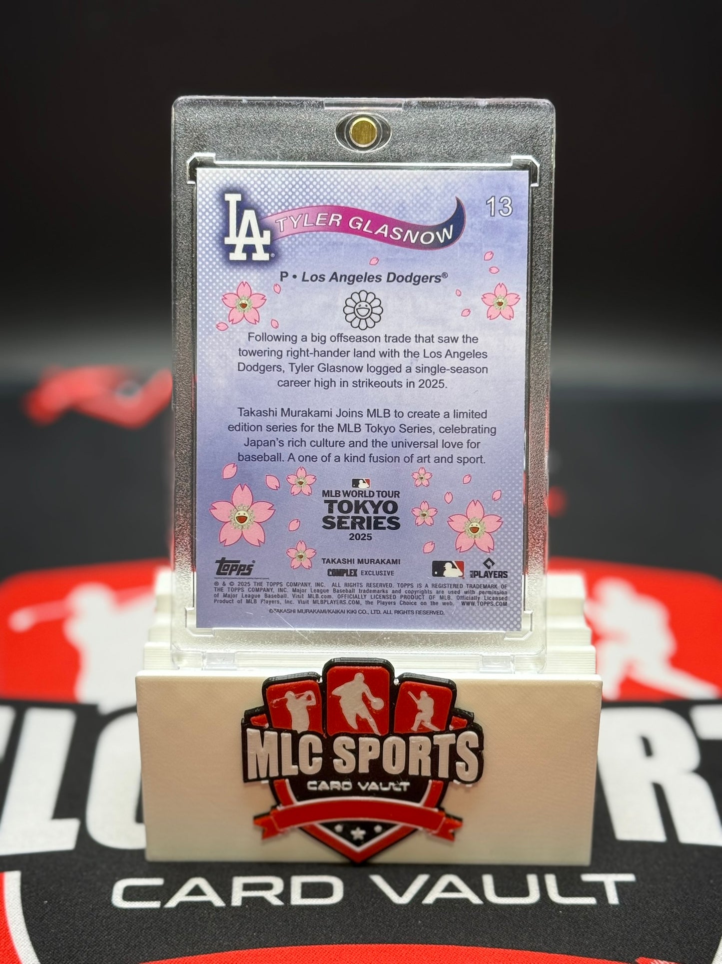 2025 Topps Takashi Murakami Tyler Glasnow Tokyo Series