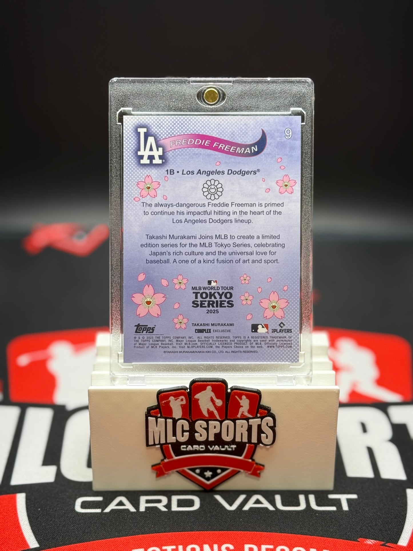 2025 Topps Takashi Murakami Freddie Freeman Tokyo Series