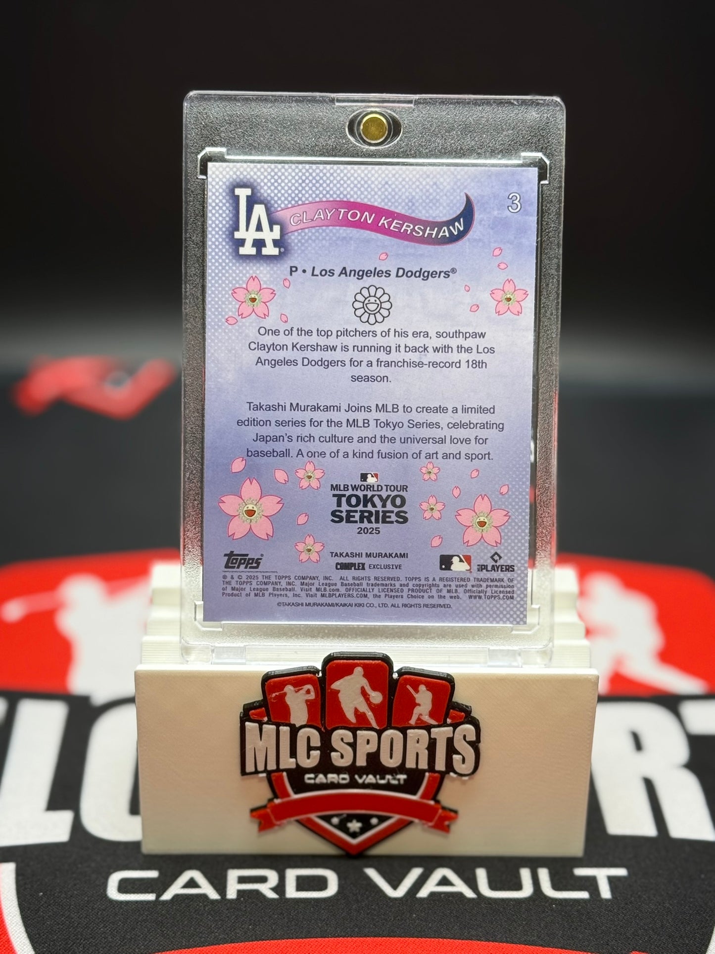 2025 Topps Takashi Murakami Clayton Kershaw Tokyo Series