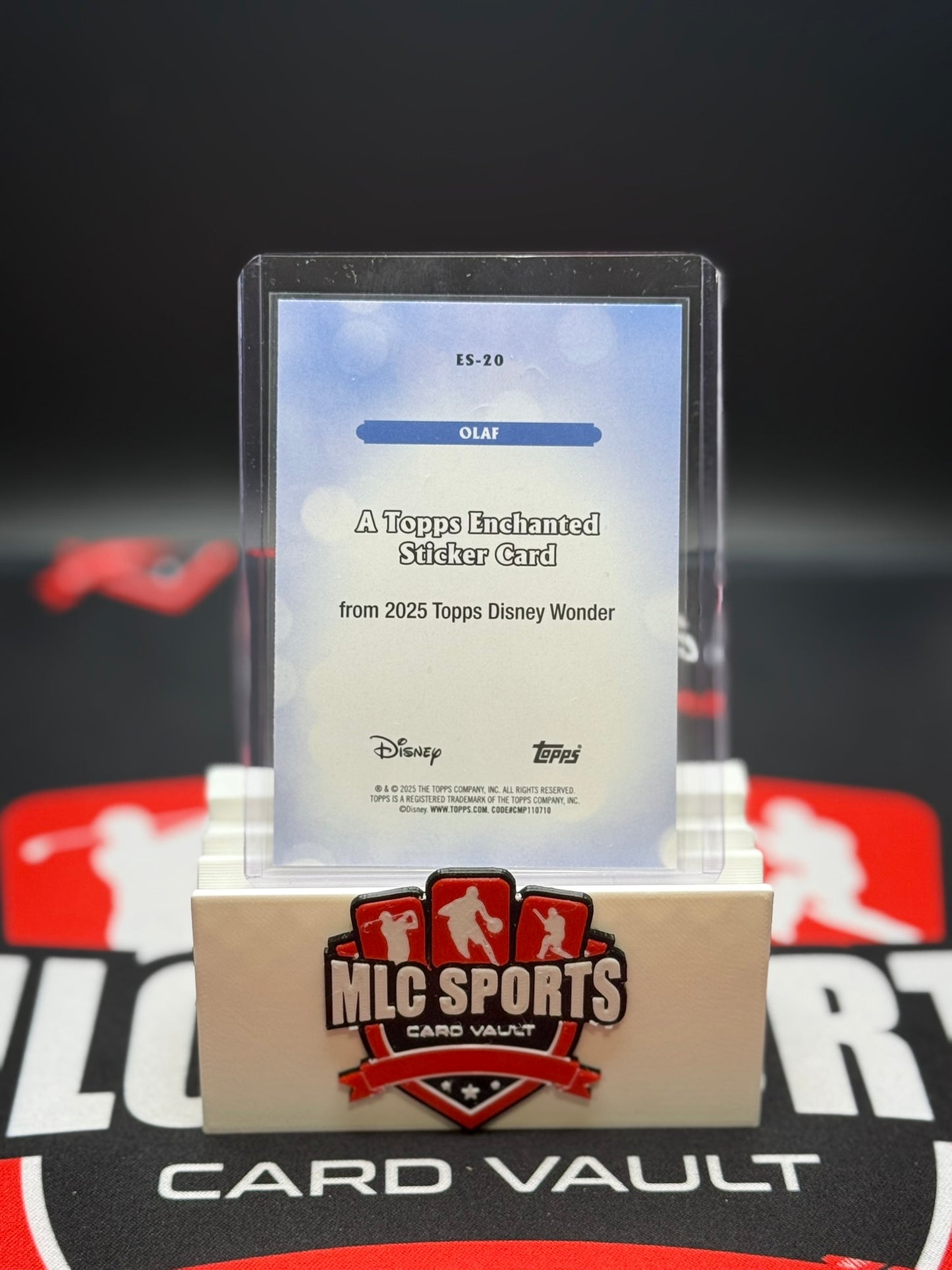 Olaf Disney Topps Enchanted Sticker Card – Frozen