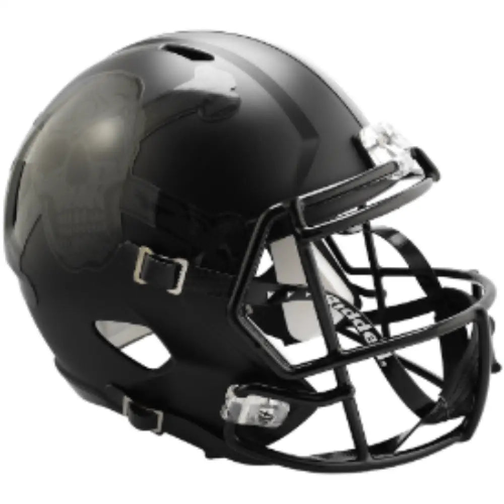 Army Black Knights Full Size Authentic Speed Football Helmet Skull and Crossbones NCAA - Helmets