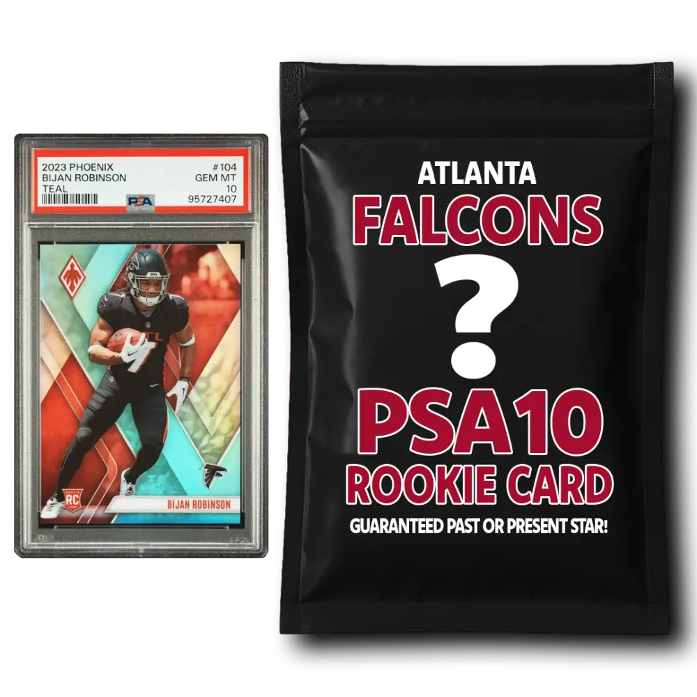 Atlanta Falcons PSA 10 Graded Rookie Card Mystery Pack - Football Mystery
