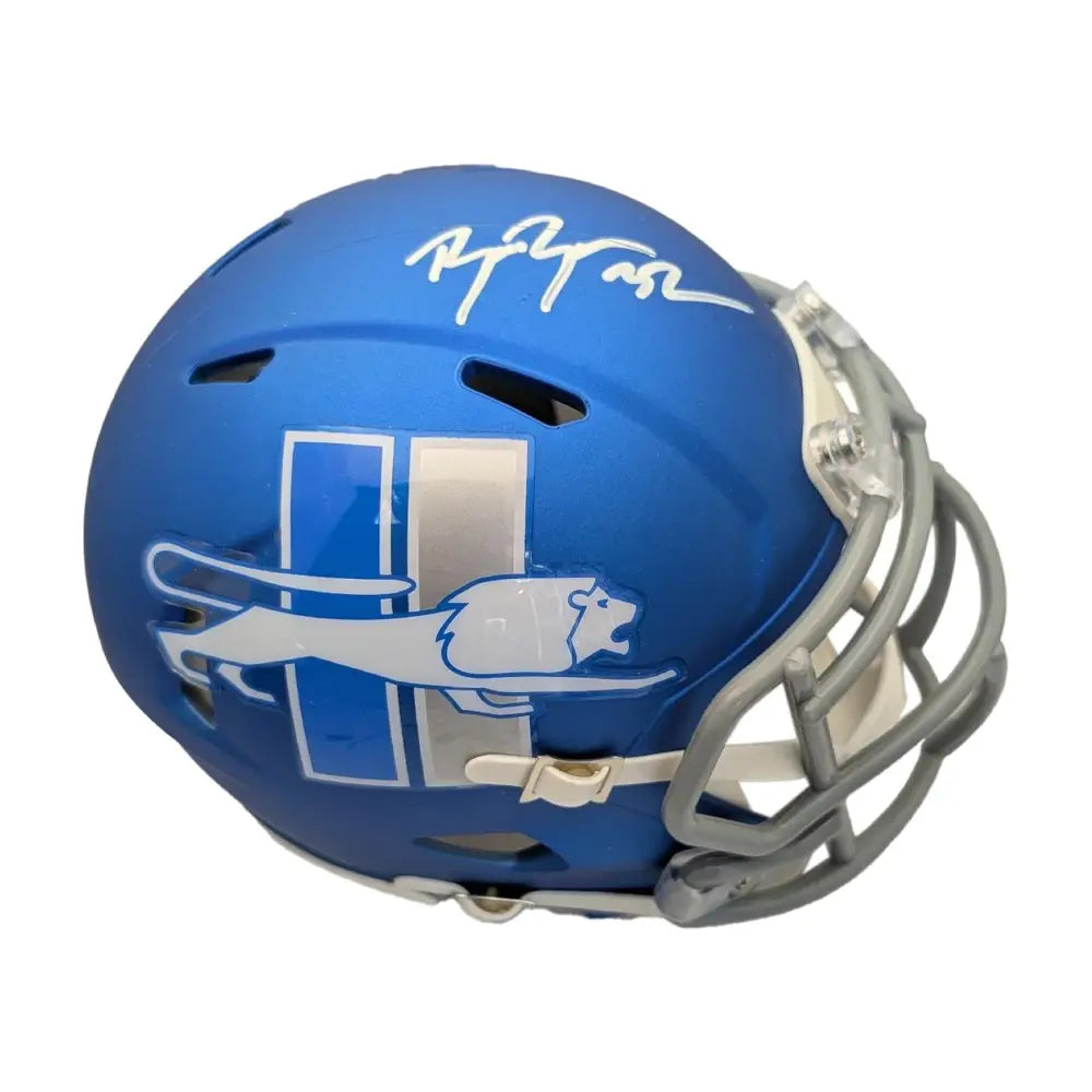 Brian Branch Autographed Detroit Lions 2023 OFA Riddell Mini Helmet - Football Memorabilia