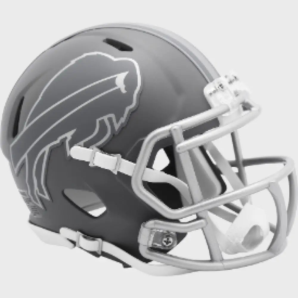 Buffalo Bills NFL Mini Speed Football Helmet SLATE - Helmets