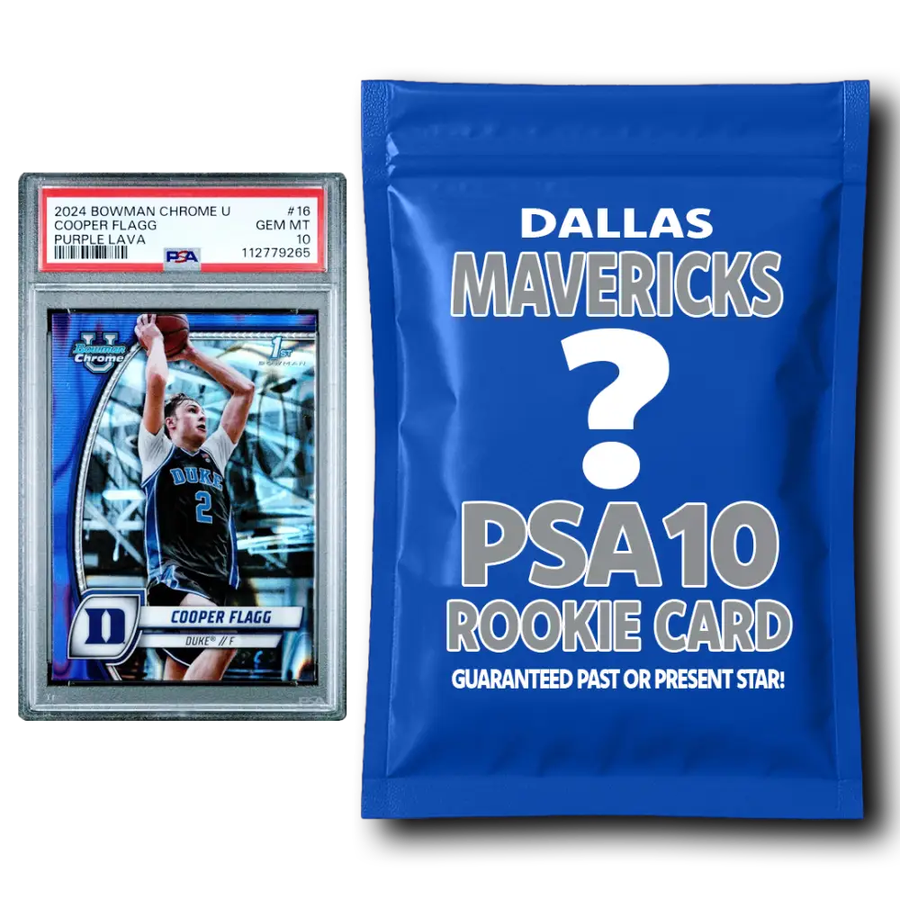 Dallas Mavericks PSA 10 Graded Rookie Card Mystery Pack - Basketball Mystery