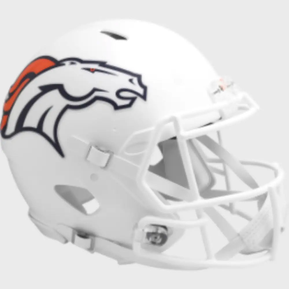 Denver Broncos Full Size Authentic Speed Football Helmet 2024 On-Field Alternate - NFL - Helmets