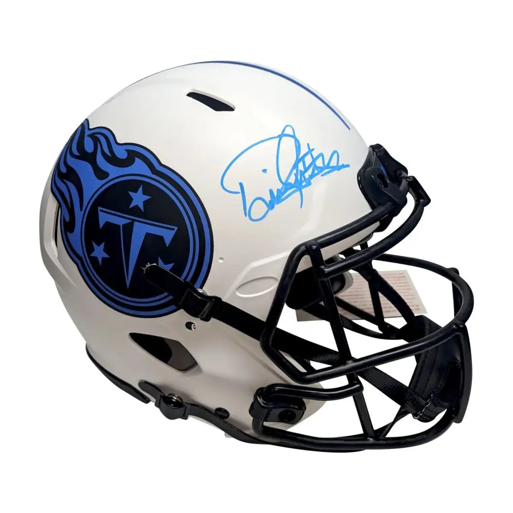 Derrick Henry Autographed Titans Lunar Full Size Authentic (Blue) - BAS - Football Memorabilia