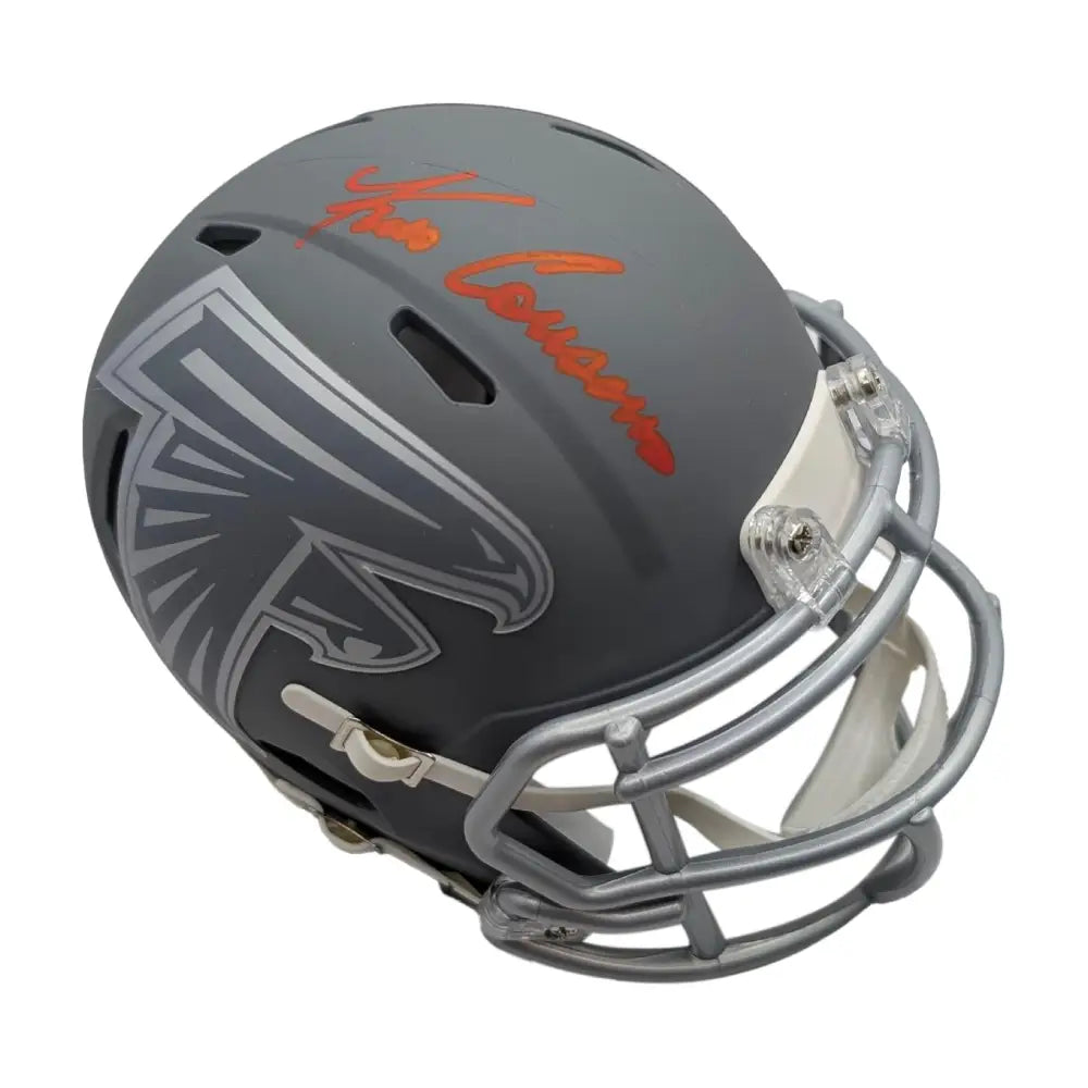 Kirk Cousins Autographed Atlanta Falcons Slate Mini Helmet - BAS - Football Memorabilia