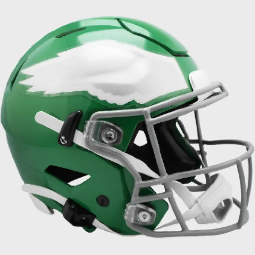 Philadelphia Eagles Full Size Authentic SpeedFlex Football Helmet 2023 Kelly Green - NFL - Helmets
