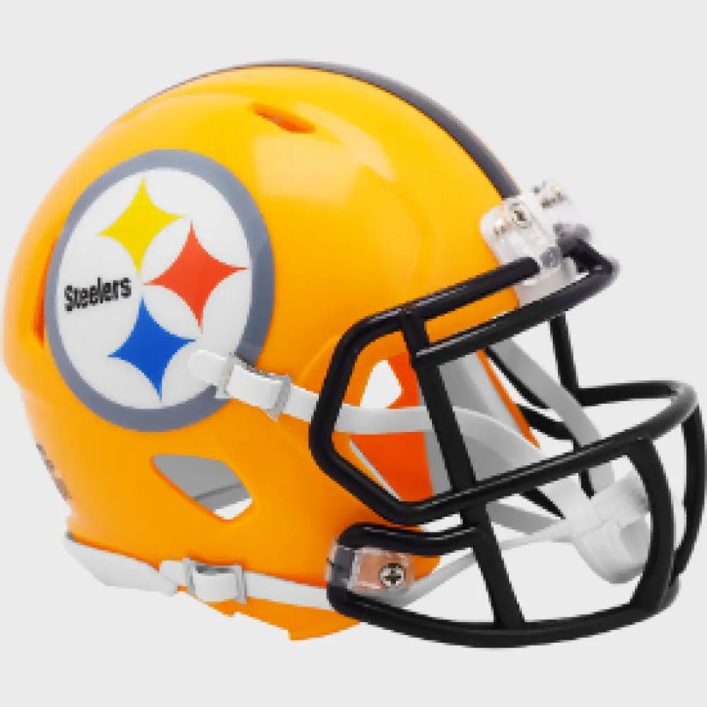 Pittsburgh Steelers 1962 Riddell Mini Speed Throwback Helmet 75th Anniversary - NFL - Helmets
