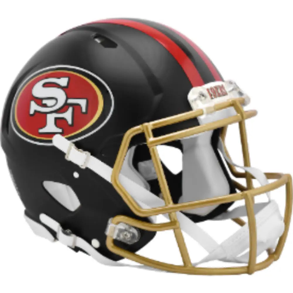 San Francisco 49ers Full Size Authentic Speed Football Helmet 2025 Rivalries - NFL - Helmets