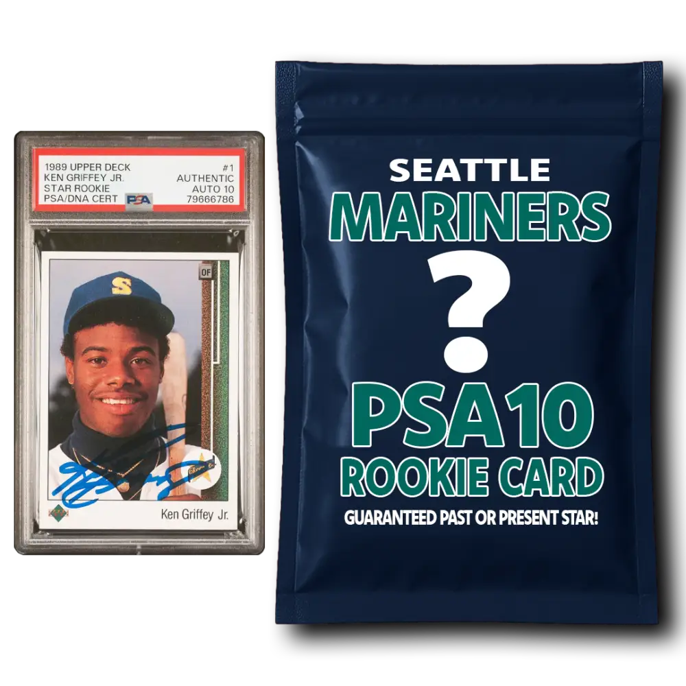 Seattle Mariners PSA 10 Graded Rookie Card Mystery Pack - Baseball Mystery Boxes – Sealed Packs Cards & Collectibles
