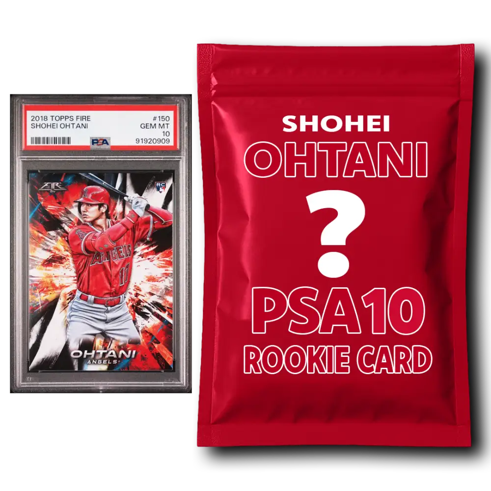 Shohei Ohtani PSA 10 Graded Rookie Baseball Card Mystery Pack - Baseball Mystery Boxes – Sealed Packs Cards &