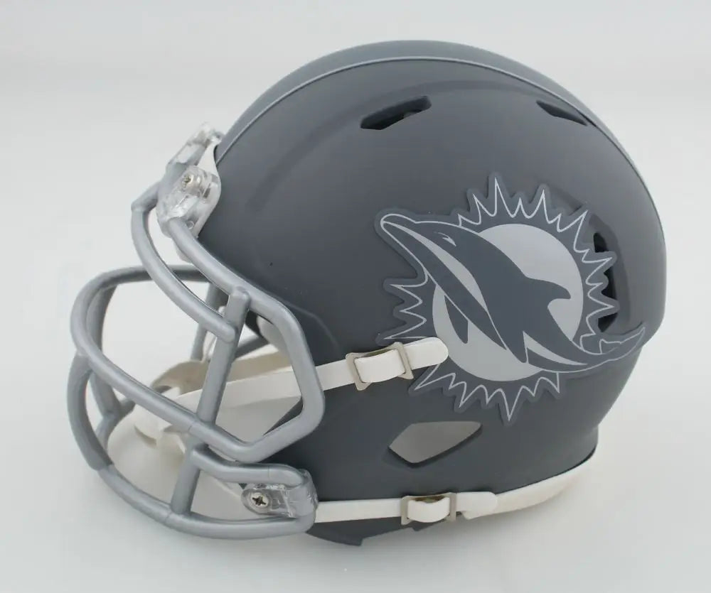 Tyreek Hill Autographed Miami Dolphins Riddell Slate Mini Helmet - Football Memorabilia