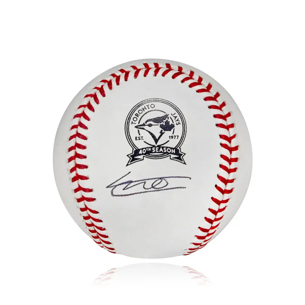 Vladimir Guerrero Jr. Toronto Blue Jays Autographed 40th Anniversary Official Major League Baseball - Baseball