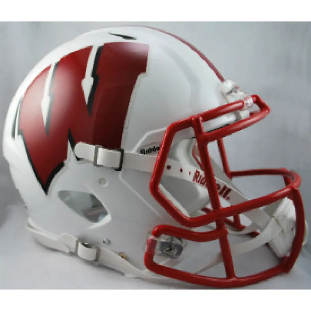 Wisconsin Badgers Full Size Authentic Speed Football Helmet- NCAA - Helmets