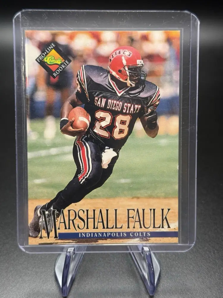 1994 Classic Pro Line Live - Marshall Faulk #329 (RC)
