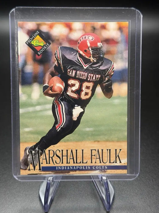 1994 Classic Pro Line Live - Marshall Faulk #329 (RC)