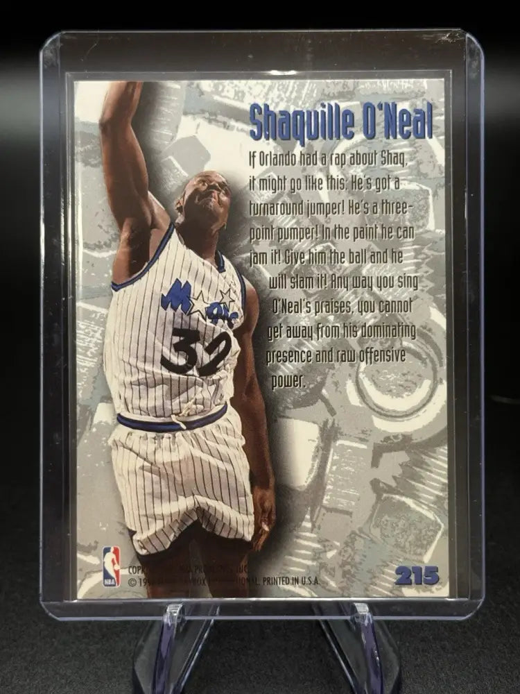 1995-96 Fleer Metal - Nuts & Bolts Shaquille O'Neal #215