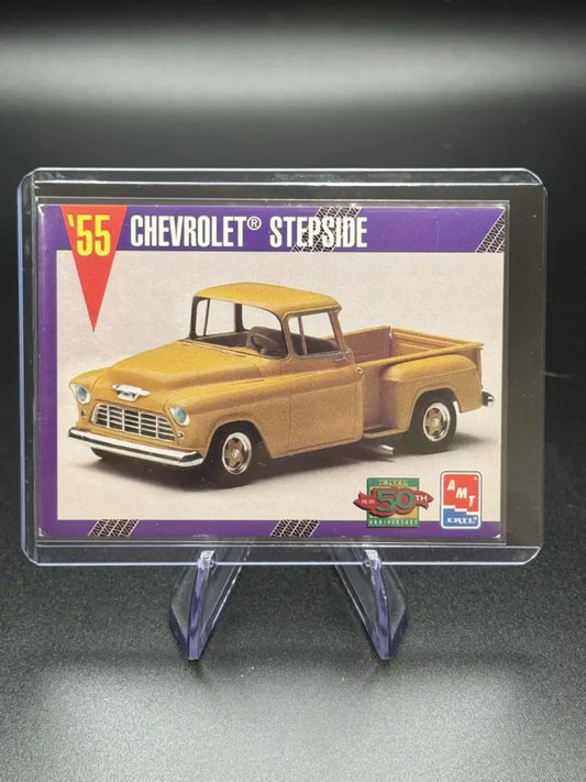 1995 AMT Ertl ’55 Chevrolet Stepside Pickup 50th Anniversary Collector Card