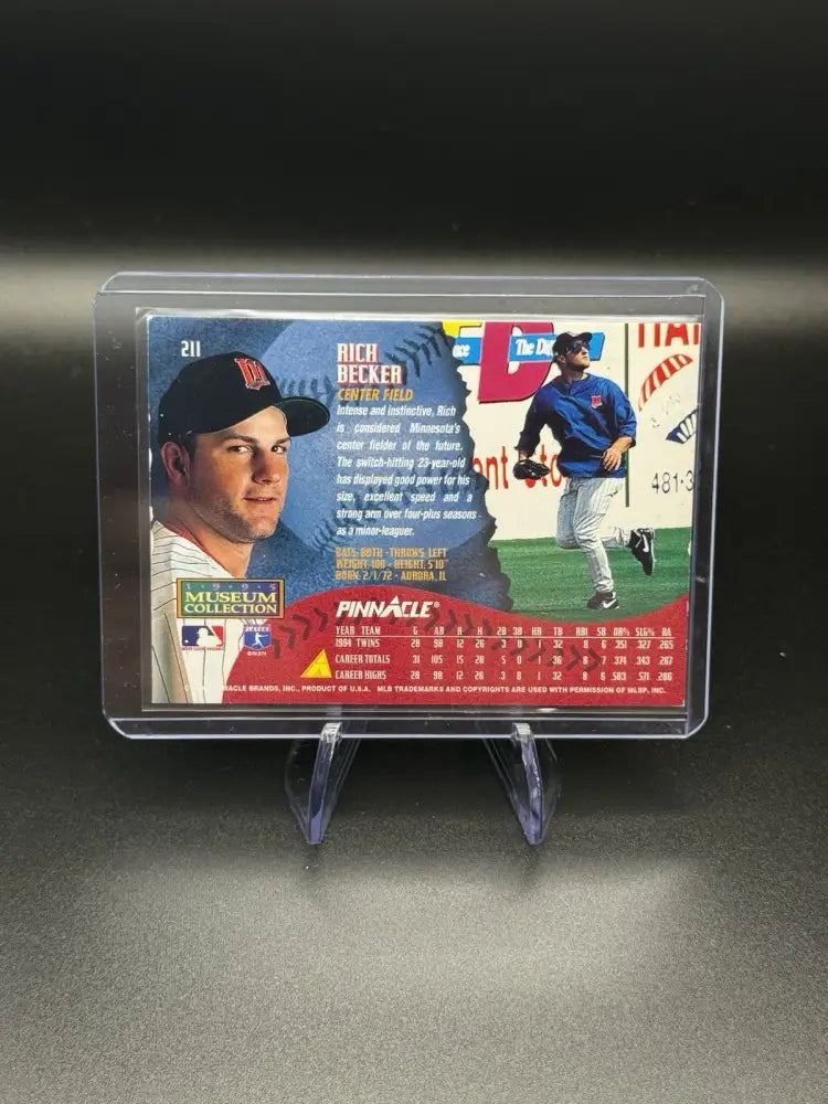 1995 Pinnacle - Rich Becker #211 Museum Collection