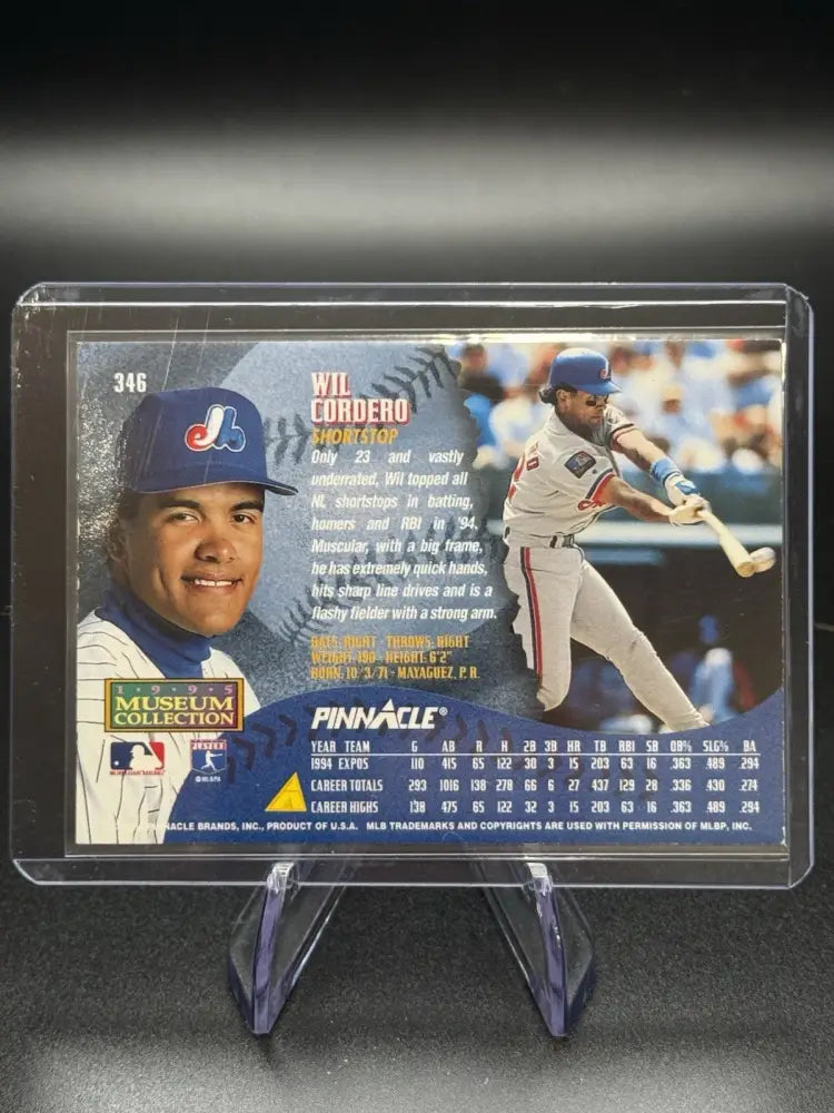 1995 Pinnacle - Wil Cordero #346 Museum Collection