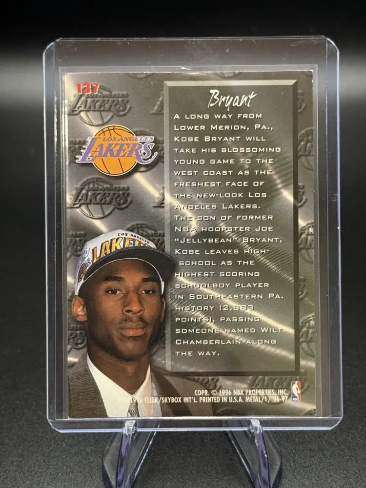 1996-97 Fleer Metal - Fresh Foundation Kobe Bryant #137 (RC)