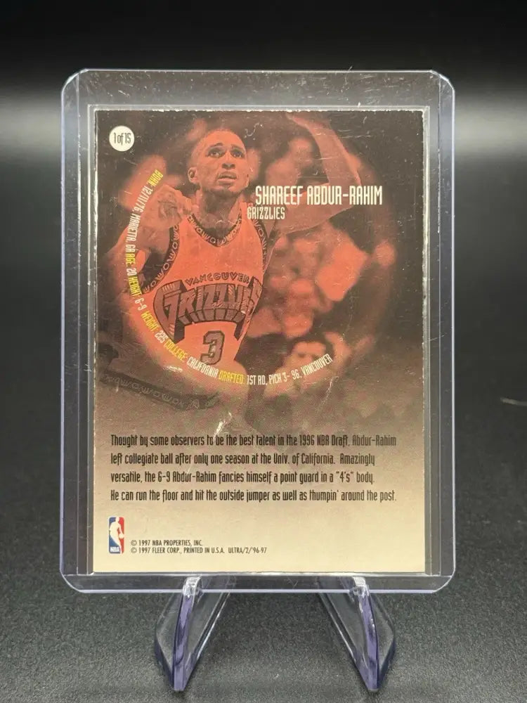 1996-97 Fleer Ultra - All Rookie Shareef Abdur-Rahim #1 (RC)