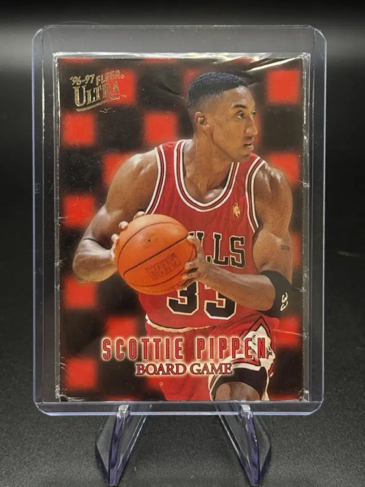 1996-97 Fleer Ultra Scottie Pippen Board Game Insert #15 Bulls HOF Rare 90s NBA
