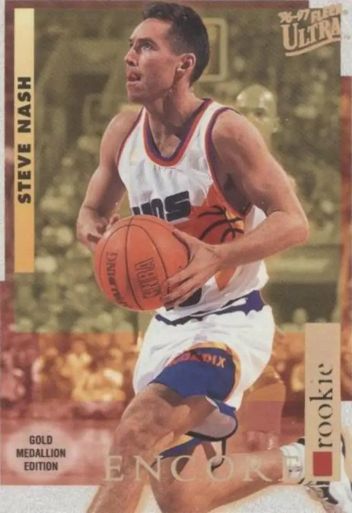 1996-97 Fleer Ultra - Encore Rookies Steve Nash #G-273 Gold Medallion Edition...