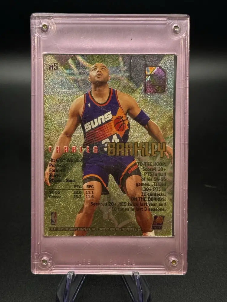 1996 Topps Stadium Club Charles Barkley Members Only Phoenix Suns NBA Card