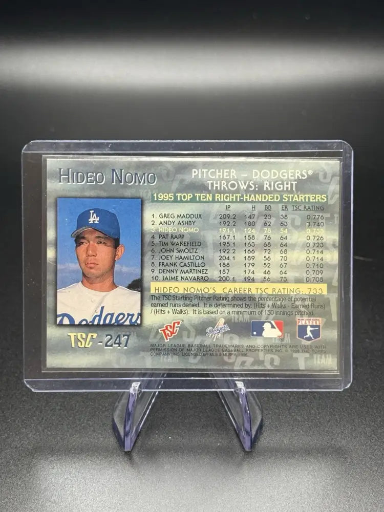 1996 Topps Stadium Club - Hideo Nomo #247