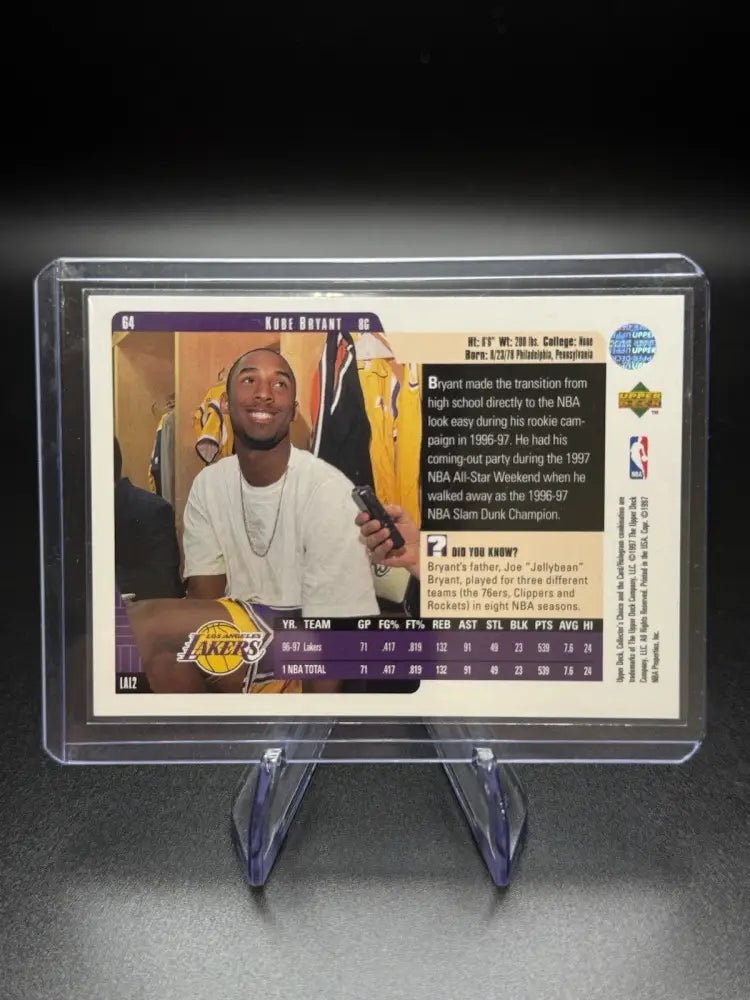 1997-98 Upper Deck Collector's Choice - Kobe Bryant #64