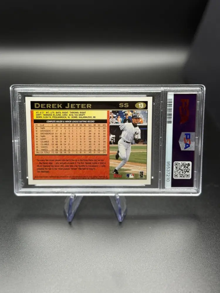 1997 Topps Derek Jeter #13 New York Yankees PSA 10 GEM MINT HOF
