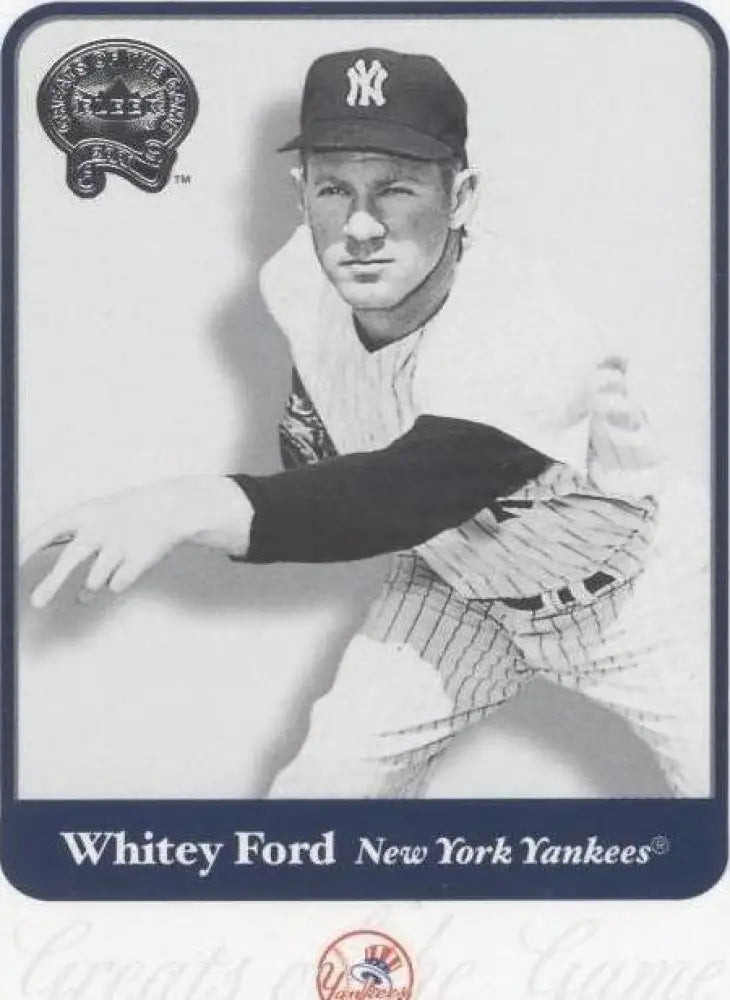 2001 Fleer Greats of the Game - Whitey Ford #33