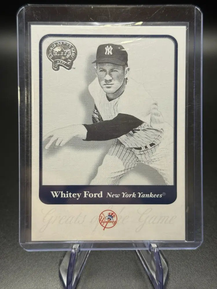 2001 Fleer Greats of the Game - Whitey Ford #33