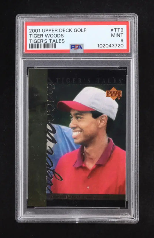 2001 Upper Deck - Tiger's Tales Tiger Woods #TT9 (RC)
