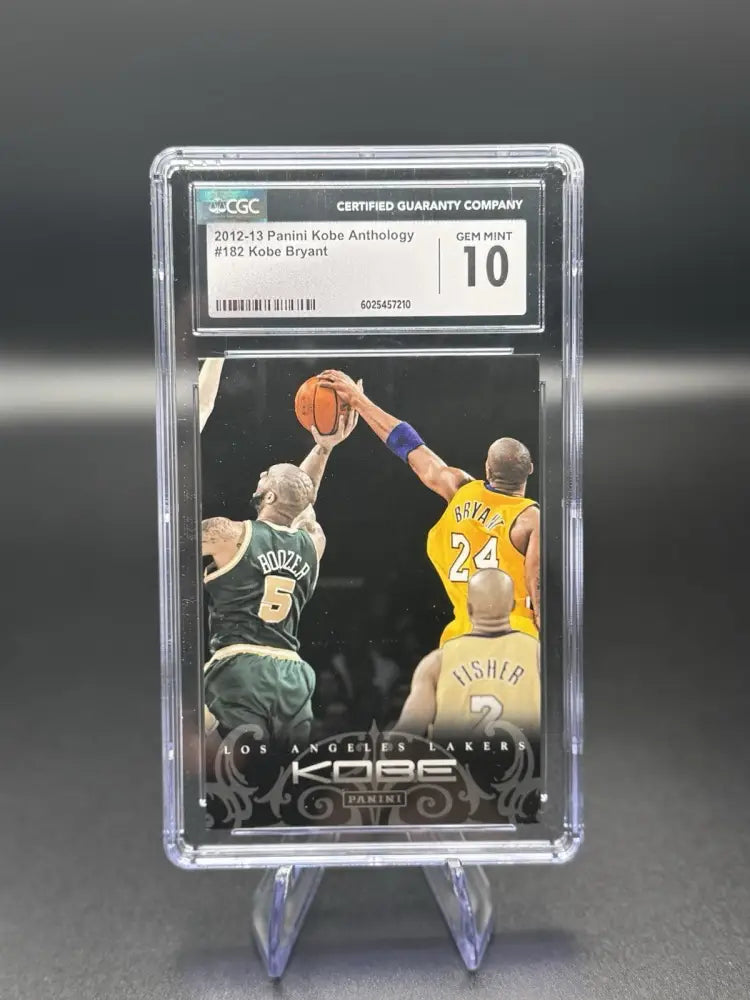2012-13 Panini Kobe Anthology #182 Kobe Bryant CGC 10 Gem Mint Lakers HOF