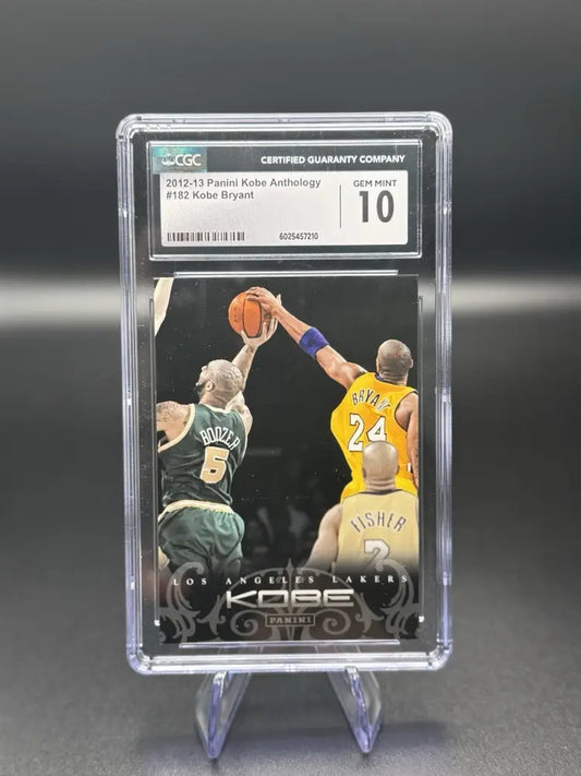 2012-13 Panini Kobe Anthology #182 Kobe Bryant CGC 10 Gem Mint Lakers HOF