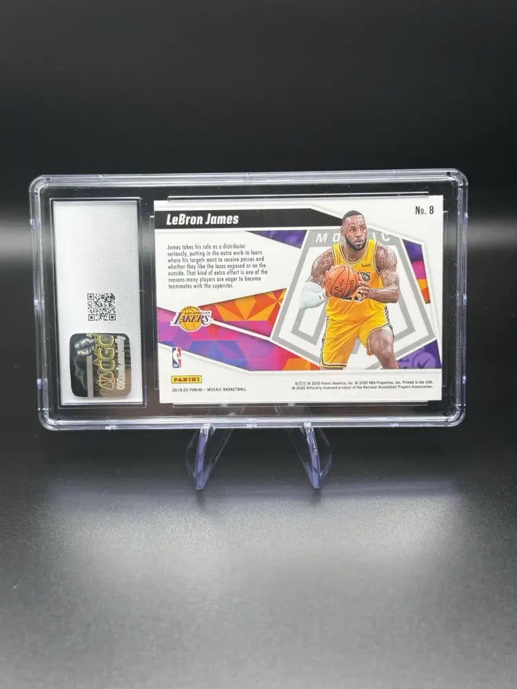 2019-20 Panini Mosaic LeBron James Give & Go #8 CGC 10 Gem Mint Lakers 🔥