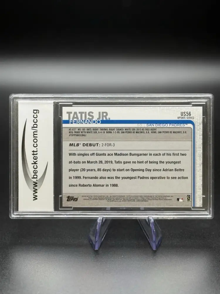 2019 Topps Update Series - Rookie Debut Fernando Tatís Jr. #US56 (RC)