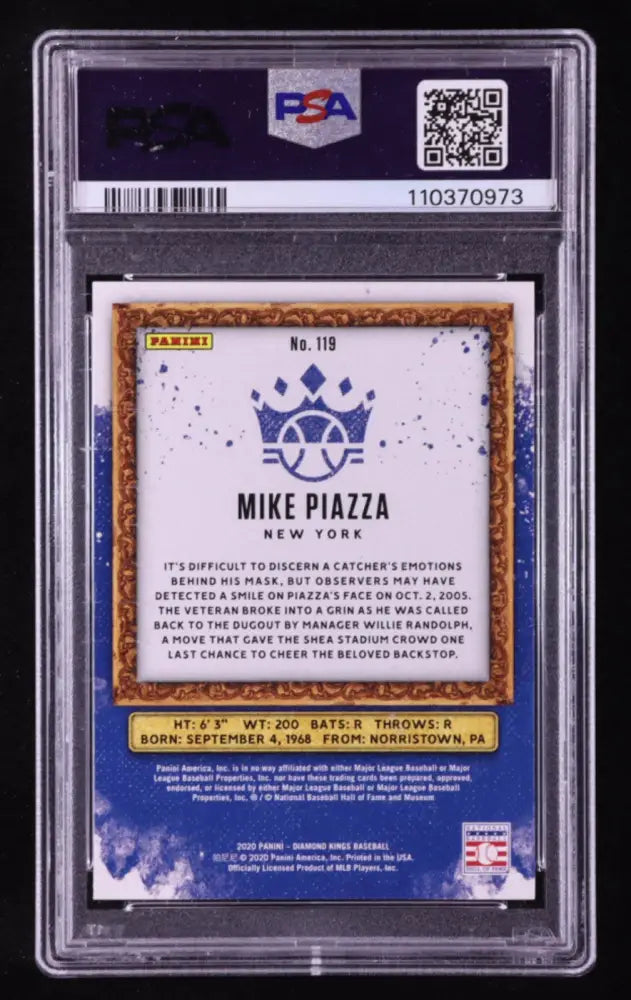 2020 Panini Diamond Kings - SP Mike Piazza #119