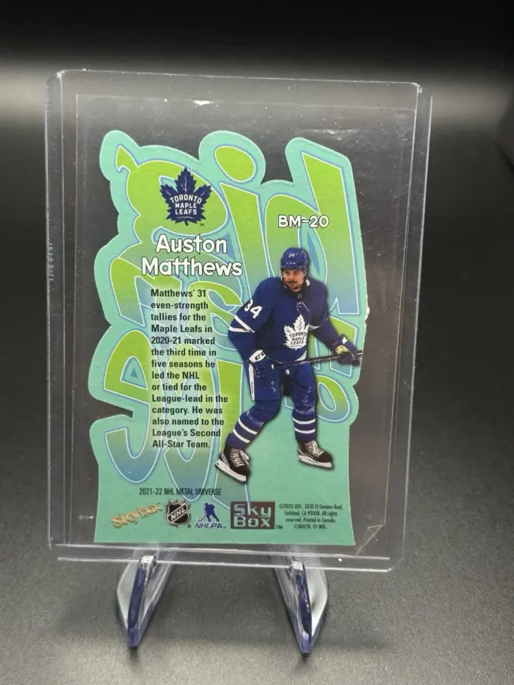 2021-22 Skybox Metal Universe - Big Man on Ice Auston Matthews #BM-20
